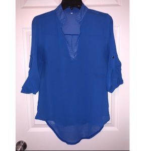 Royal blue blouse 💙